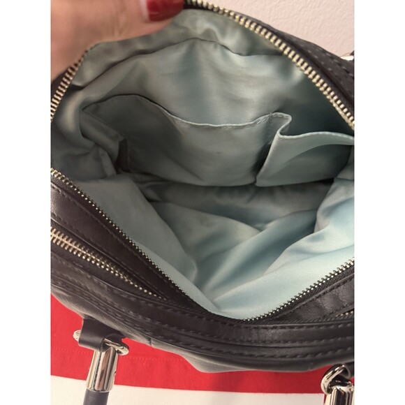 Coach KRISTIN Leather Satchel Handbag Double Strap & Zipper D1093-14782 Dust Bag - Picture 10 of 16